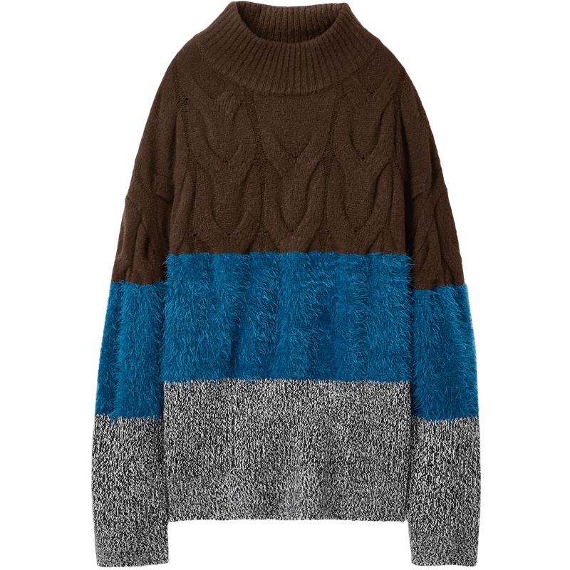 2019爱居兔秋季女装细腻针织长袖针织衫