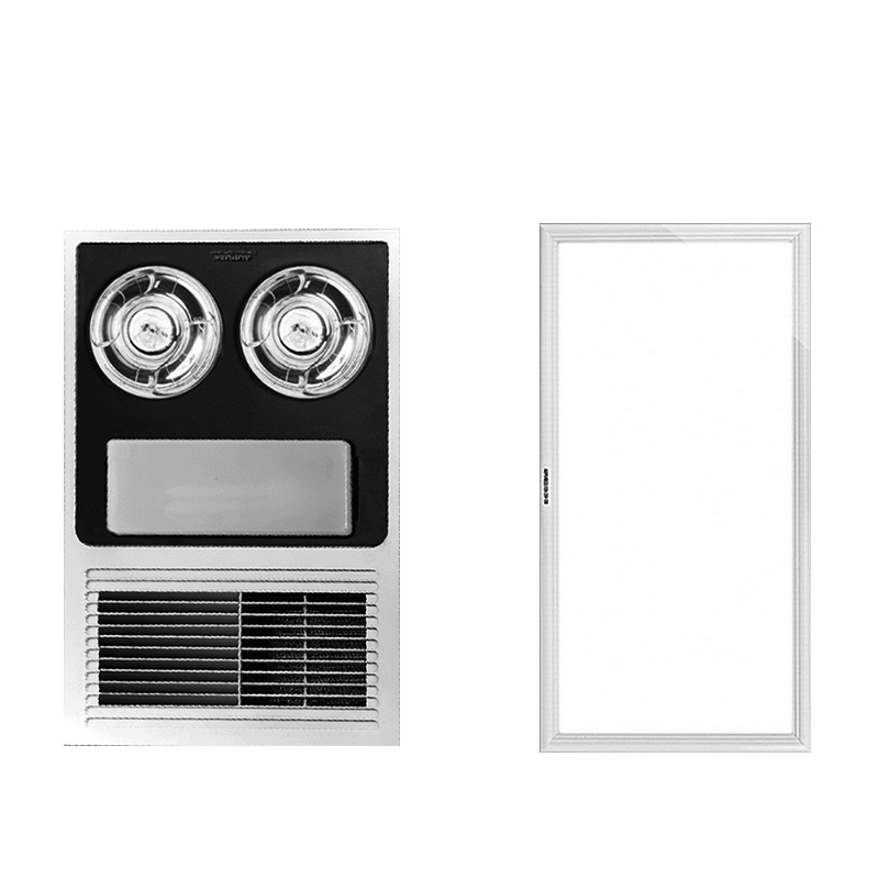 奥普(AUPU)浴霸1021AL普通集成吊顶式灯风暖型纯平嵌入式浴霸灯照明吹风排换气扇多功能四合一1021AL+长灯套餐