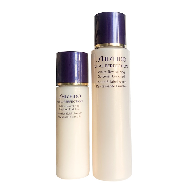 资生堂SHISEIDO悦薇水乳中样紧颜亮肤水75ml乳液50ml小样试用套装 滋润型