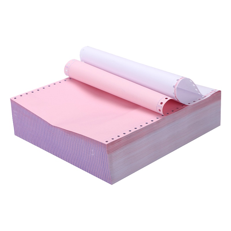 汇东(HUIDONG)241二联三等份电脑打印纸700页二层压线打印纸物流发货单汇东打印纸针式打印纸连打纸电脑票据打印纸