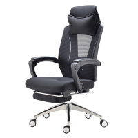 欧宝美电脑椅人体工学椅电竞游戏椅办公经理椅家用转椅午休椅可躺网椅含脚托