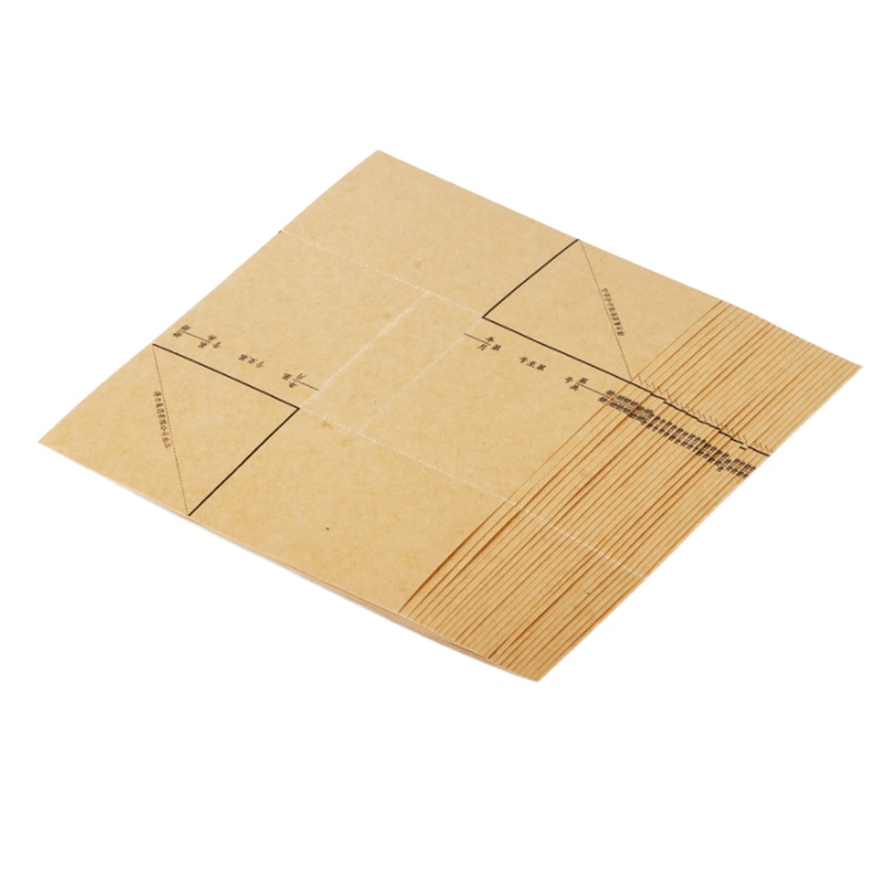 Deli得力 凭证包角纸 加厚牛皮纸 棕黄色 记帐凭证包角 10包起