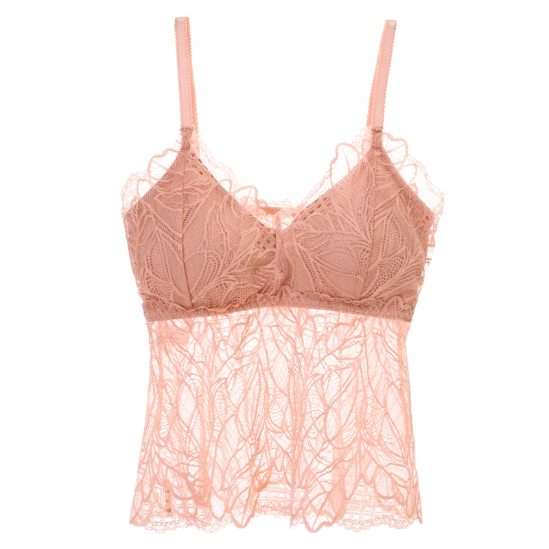 俞兆林美背文胸女吊带背心内衣女无钢圈裹胸打底衫内搭性感蕾丝抹胸