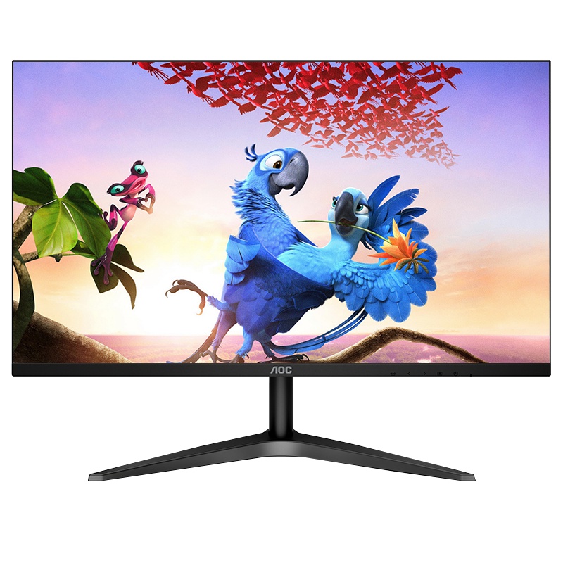 AOC 22B1HS 21.5英寸IPS显示屏台式家用办公高清黑色VGA+HDMI接口 电脑显示器