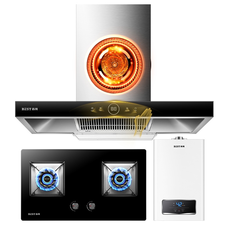 华帝 百得(BEST) E112+DZ42BS+DR20 烟灶套装 油烟机灶具组合 燃气热水器 烟灶热套餐