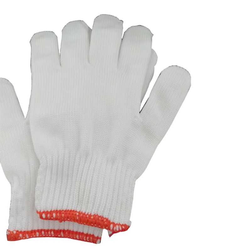 ±0 纯棉线手套 白色 一付装