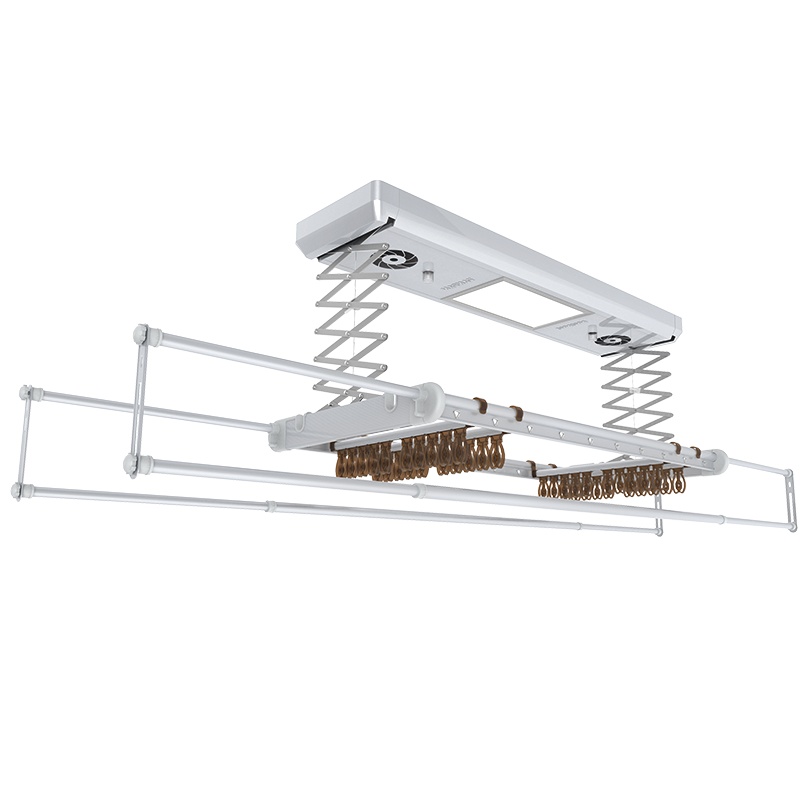盼盼电动晾衣架 智能升降晾衣杆阳台凉衣架折叠伸缩杆自动晒衣架升降晾衣架