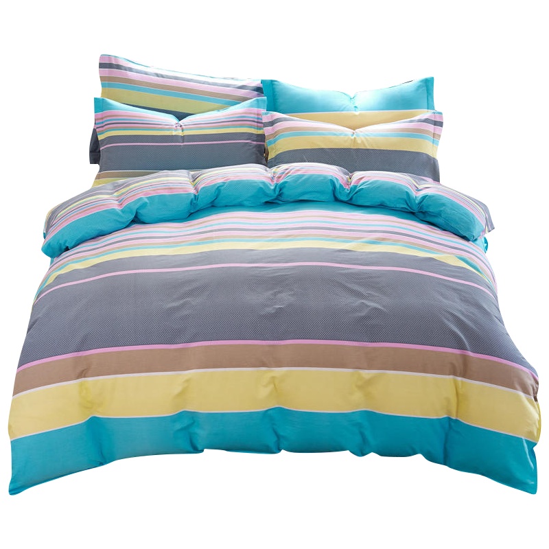 泰念(Tai nian)全棉印花四件套简约清新学生宿舍床上用品纯棉四件套1.5m/1.8m