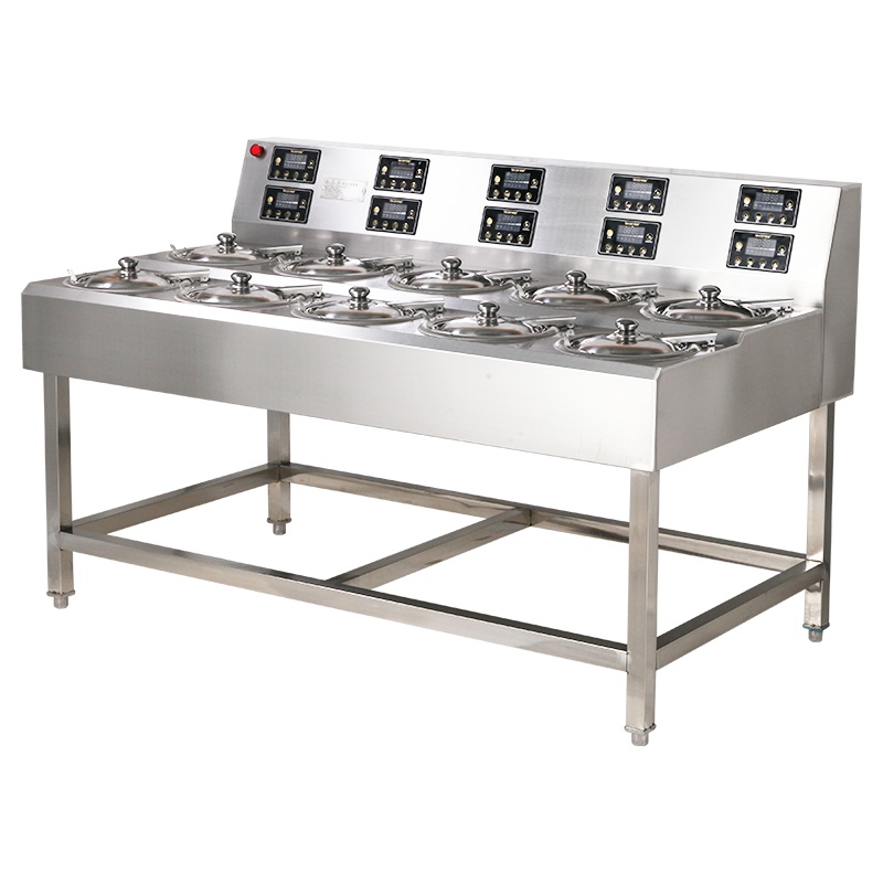 飞天鼠(FTIANSHU) 煲仔饭机商用全自动智能数码外卖电煲仔炉瓦煲砂煲锡纸 10头单层双排