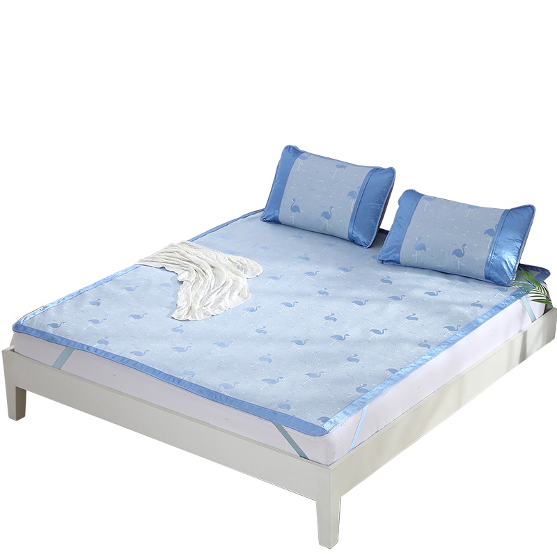 LOVO假日甜梦提花冰丝席三件套VGW368