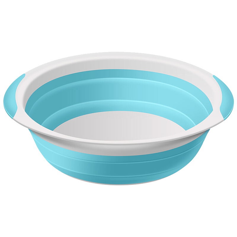 世纪宝贝(babyhood)婴儿折叠脸盆 BH-708 蓝色