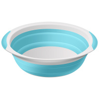 世纪宝贝(babyhood)婴儿折叠脸盆 BH-708 蓝色