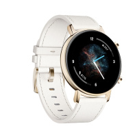 华为(HUAWEI)华为手表WATCH GT2 时尚款 (42mm) 凝霜白 麒麟芯片强劲续航蓝牙通话运动智能手表商务男女士通用手表