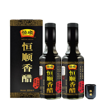 恒顺香醋300ml*2瓶 十年陈酿 镇江香醋 原浆八度