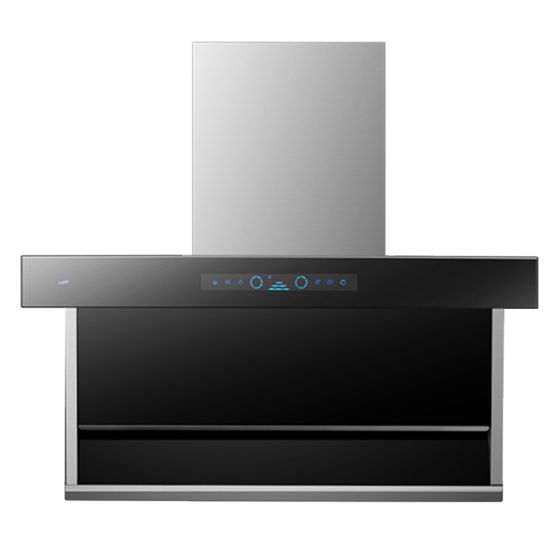 优好(Uoho)顶侧双吸抽油烟机23m3大吸力侧吸式壁挂自动清洗吸烟机7型七字机智能体感家用脱排抽烟机HC111