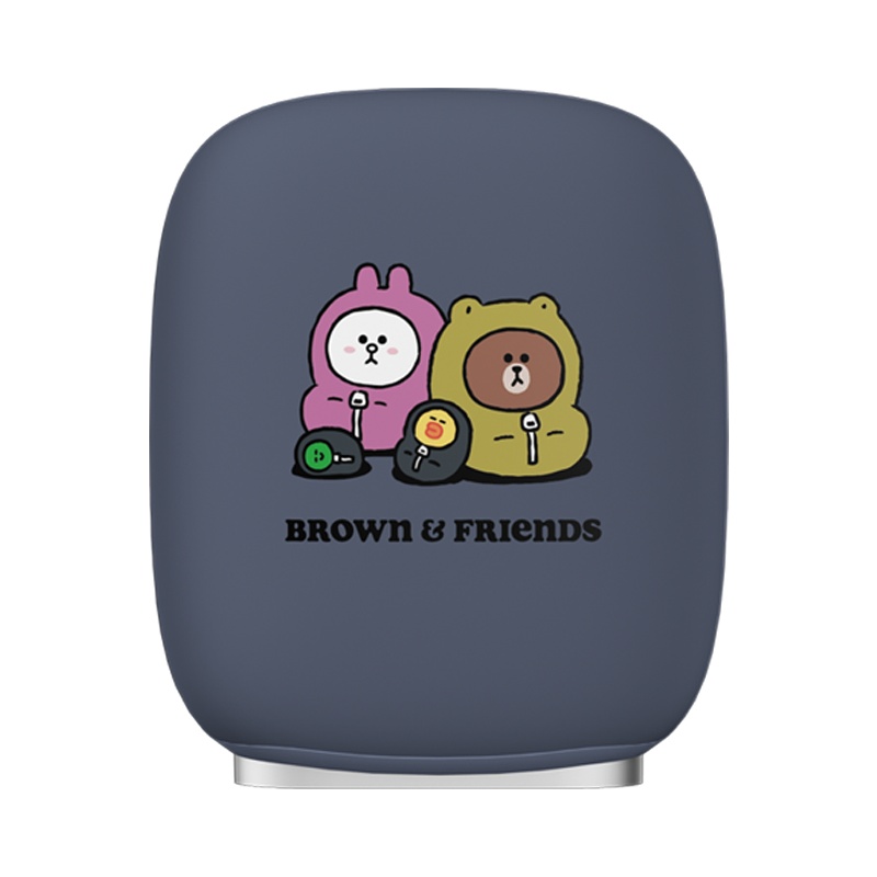 素乐质造暖手宝充电宝小迷你两用二合一随身便携式冬季天女LINE FRIENDS家族系列充电宝N6-睡袋