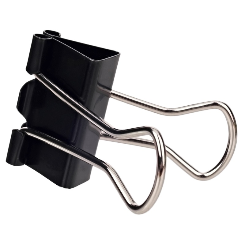 得力 DELI 9545 长尾票夹 19MM 12只/盒 黑色