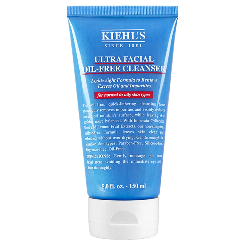 Kiehl’s 科颜氏 高保湿清爽洁面乳深层清洁不紧绷持续保湿祛黑头收缩毛孔控油平衡 150ml