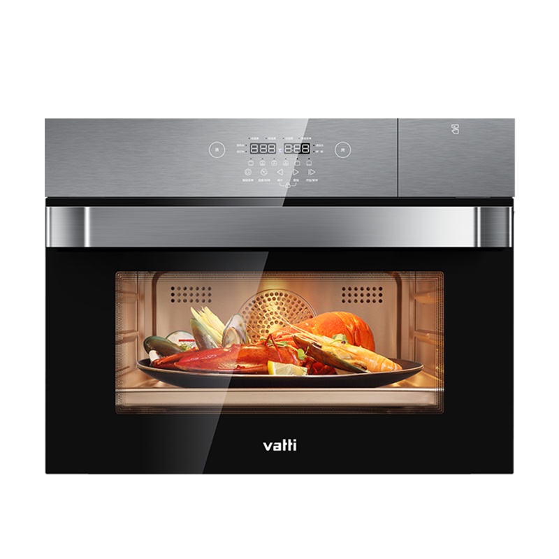 华帝(vatti)25升容量台式式一体机蒸烤箱蒸烤电蒸箱电蒸炉家用烘培230℃穿透蒸智能菜单蒸汽自清洁i23013