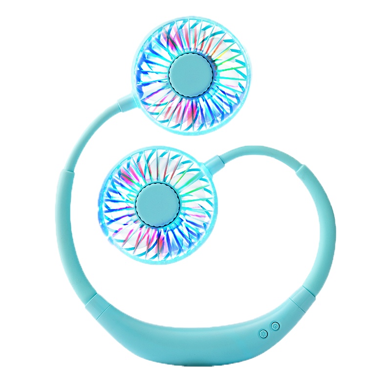 网红迷你型便携挂脖静音usb懒人学生户外运动随身手持可爱小风扇