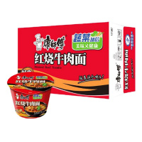 康师傅 红烧牛肉面12桶一箱 桶装面