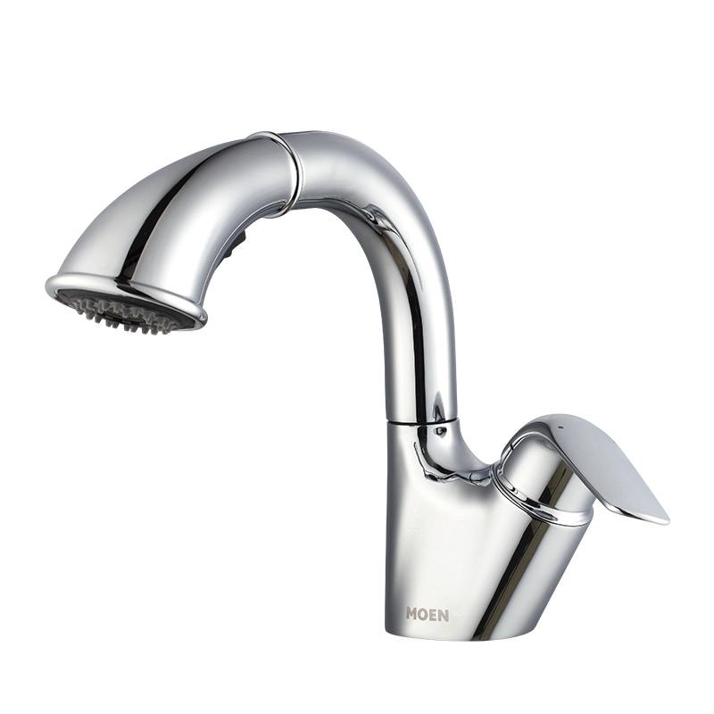 摩恩卫生间面盆龙头浴室洗手盆本体精铜台盆水卫浴龙头91035