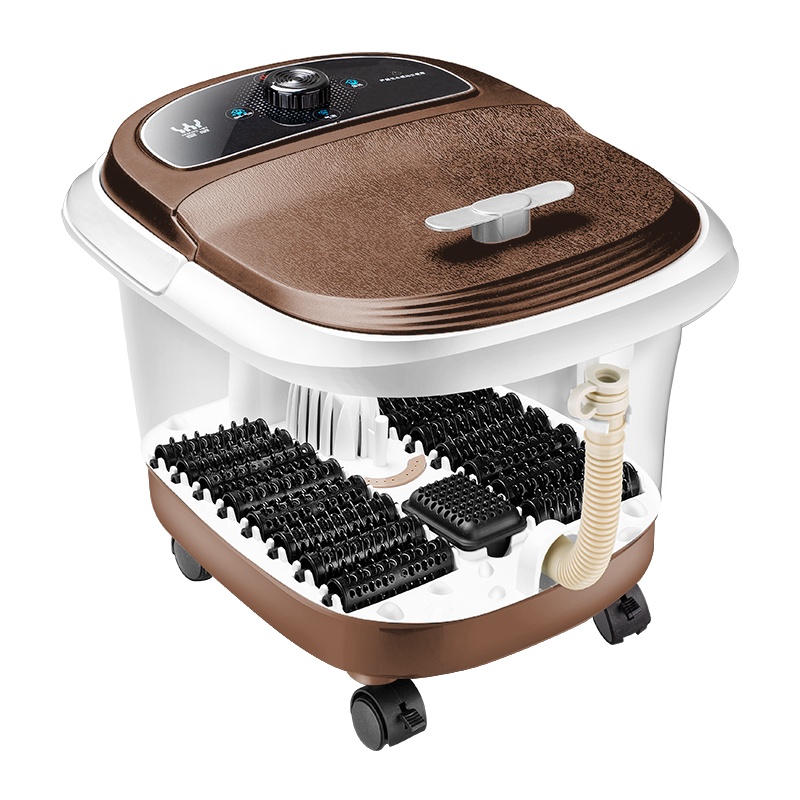 皇威(HUANGWEI)足浴盆 H-6230C旋钮款按摩加热泡脚盆洗脚盆沐足浴家用按摩器材足疗熏蒸电动恒温 熏泡一体