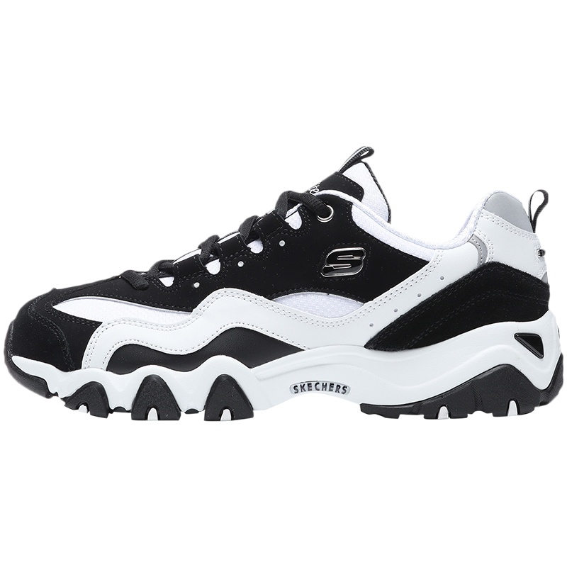 Skechers斯凯奇女鞋休闲鞋2021新款熊猫老爹鞋厚底运动鞋12493