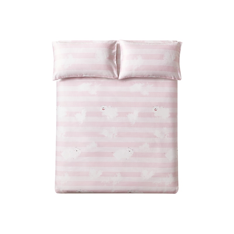 网易严选竹语天丝软凉席柔软抑菌三件套可折叠水洗学生宿舍软席子