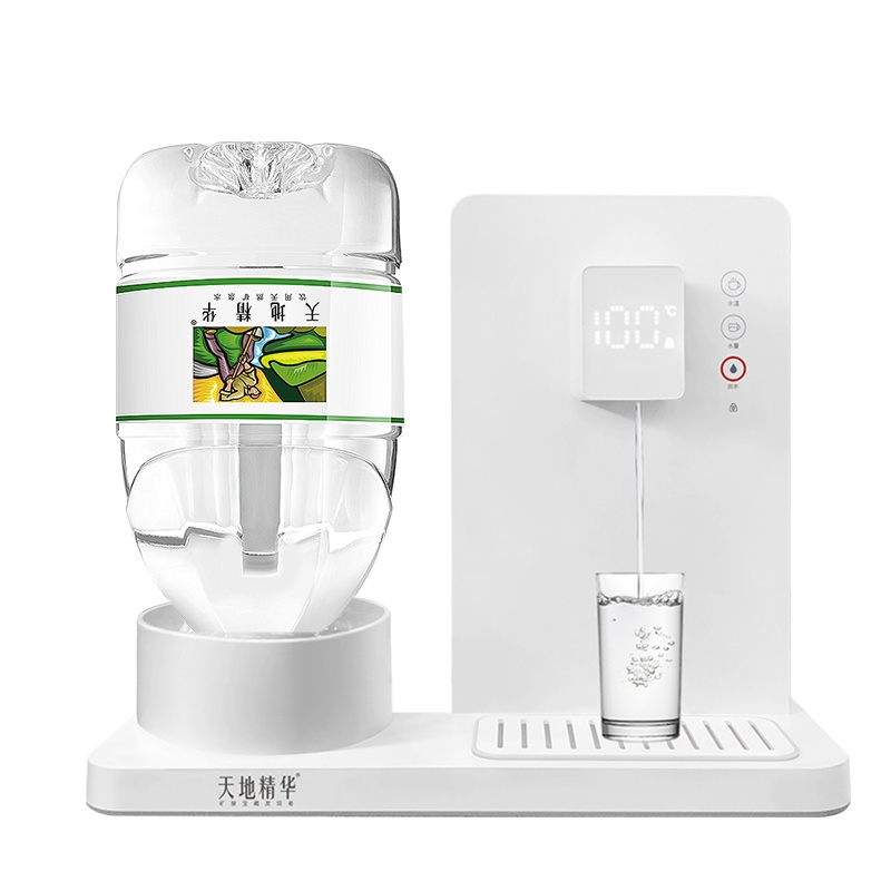 智能饮水机一台+天地精华天然饮用矿泉水4.5L*4桶1箱大桶整箱装水