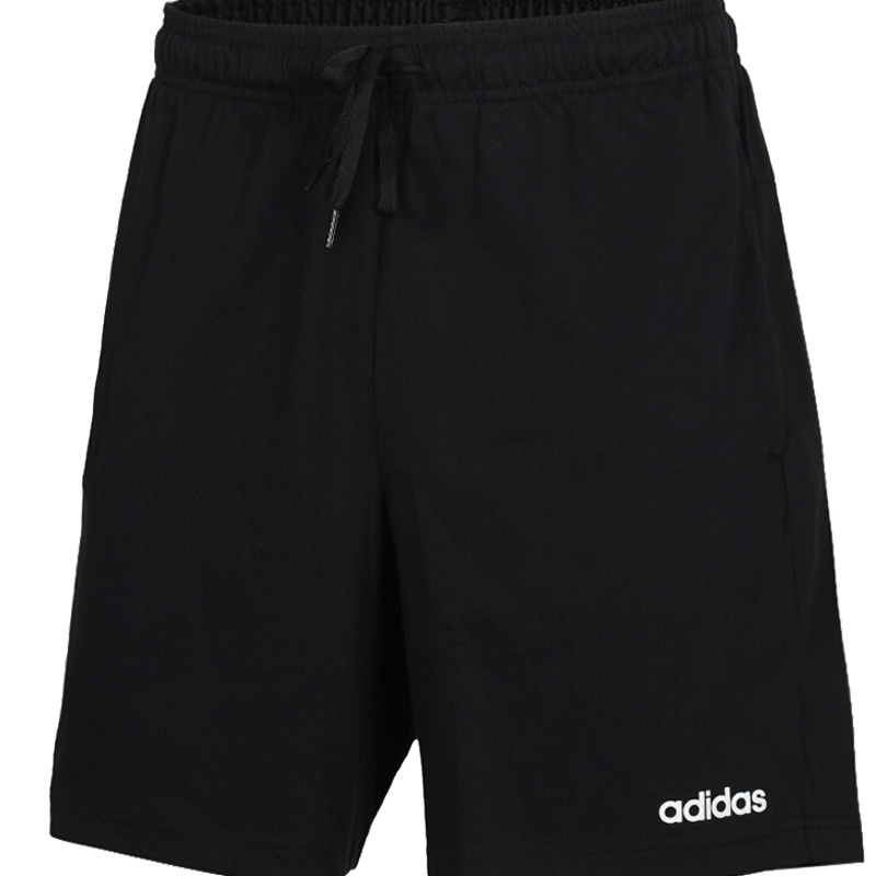 阿迪达斯男子短裤 新款宽松透气跑步运动休闲系带五分裤DU0393