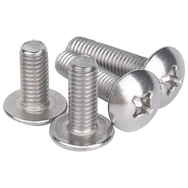 海斯迪克 HK-202 304不锈钢十字大扁头机螺丝 M2 - M8 JISB1111T大扁头机钉