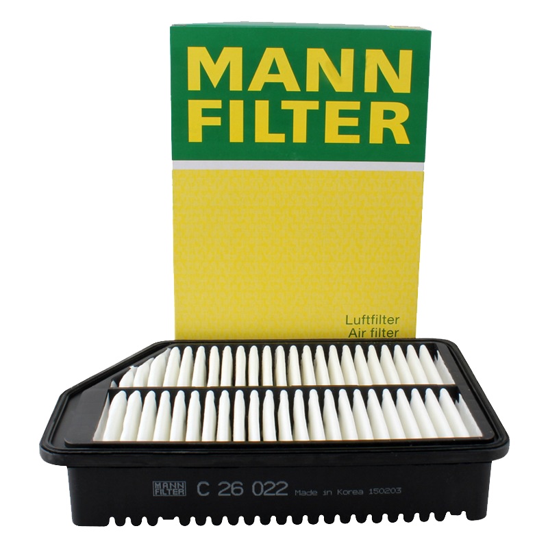 曼牌(MANNFILTER)空气滤清器/空气滤芯/空滤C26022(现代朗动/ix25/起亚K3/K3S/KX3)