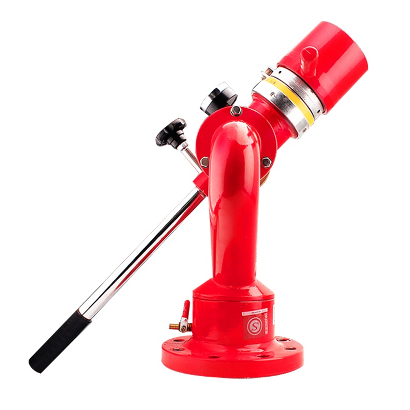 固定式消防水炮高压水炮消防泡沫水枪两用水炮可移动单杆流量30L~50L可调