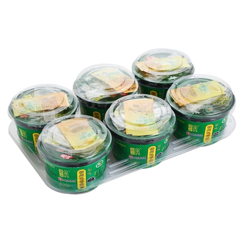 双钱牌龟苓膏 中华老字号 双钱 原味 龟苓膏 200g *12碗 2400g 带蜂蜜调味糖液梧州特产