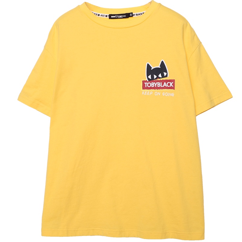 a02新款2020简约字母印花宽松显瘦休闲短袖T恤女DTV2D1321KT