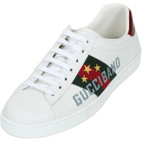 GUCCI 古驰 男士 Ace系列皮革系带休闲运动鞋板鞋 603693 0FI10