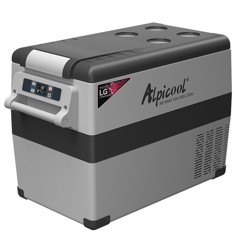 冰虎(Alpicool)车载冰箱LG压缩机制冷CF45升车家两用 可结冰办公室冷冻冷藏分区12V24V小型汽车货车冰柜