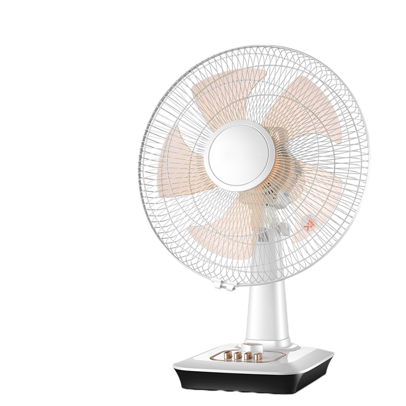 时光旧巷电风扇台式家用宿舍16寸大台扇节能定时立式风扇摇头 落地电扇 16寸白色