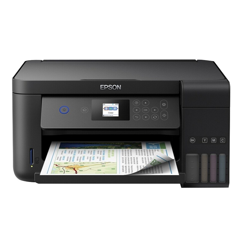 爱普生(EPSON)L4169墨仓式品质款 彩色无线多功能一体机(打印 复印 扫描 wifi 自动双面)