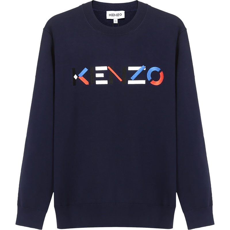 KENZO 高田贤三 男士 棉质圆领长袖针织衫套头衫 FB5 5PU541 3LA