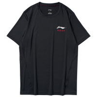 李宁(LI-NING)短袖T恤男士夏季速干精武系列时尚潮流轻薄舒适健身运动服上衣ATSP339