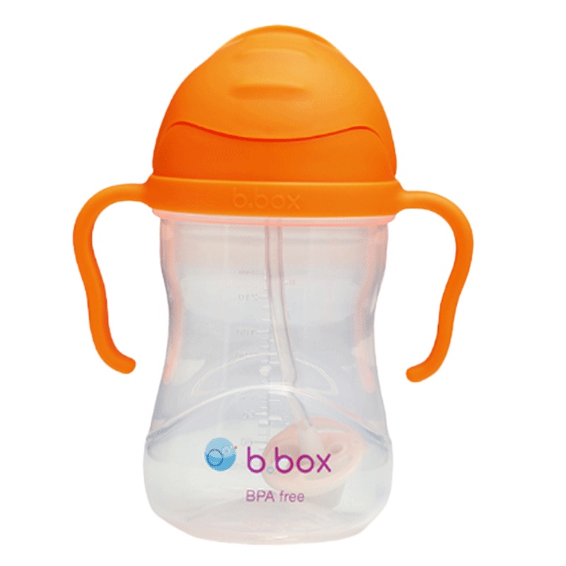 b.box sippy cup重力水杯- 荧光橙