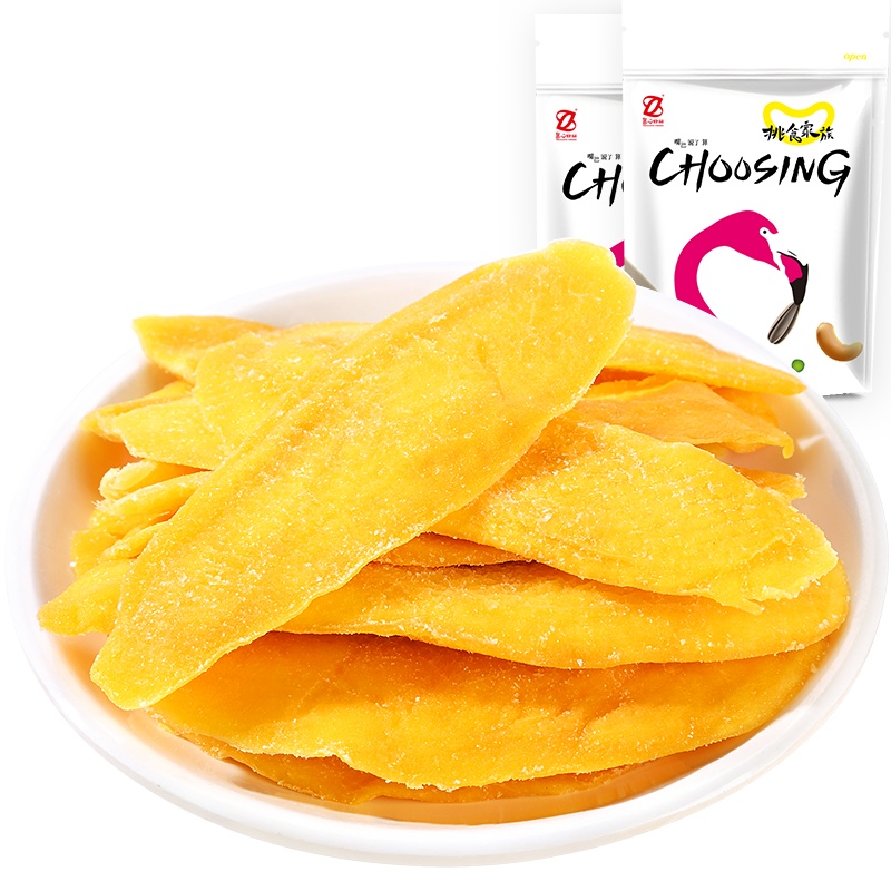 [真心 芒果干106g *3]水果干大礼包蜜饯果脯果干一箱整箱装泰国味零食