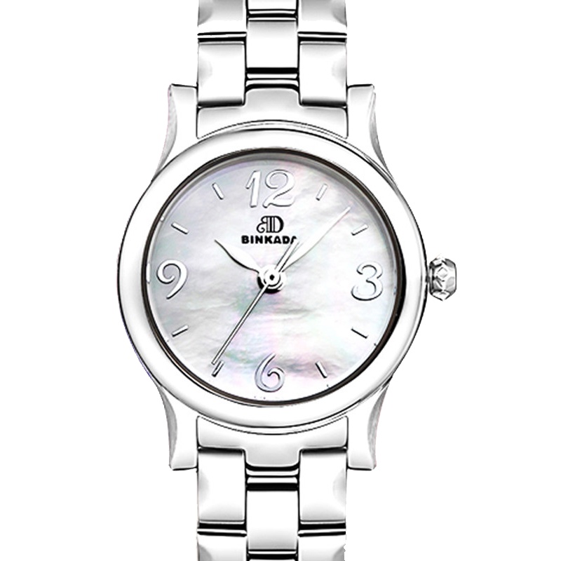 正品宾卡达BINKADA女表正品时尚百搭超薄女士时装表 精钢防水石英表 女腕表7042