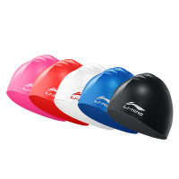 李宁(LI-NING)硅胶泳帽专业防水舒适泳帽男女通用918