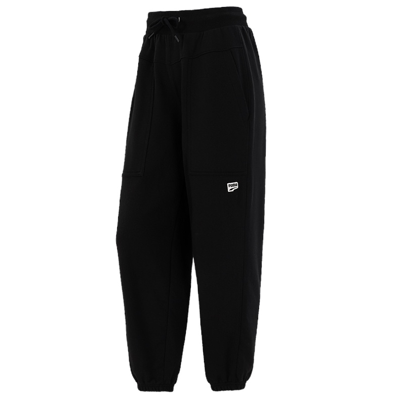 PUMA彪马裤子女2021秋季新款运动裤休闲裤宽松收口卫裤长裤533054