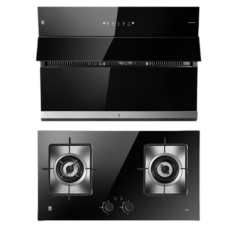 樱花(SAKURA)烟灶套餐 自清洗侧吸20立方抽油烟机吸油烟机定时燃气灶灶具厨电烟灶套装G301+BBZ02(天然气)