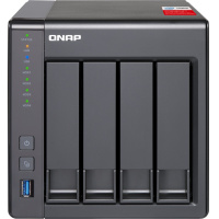 威联通（QNAP） TS-451+ 2G 4盘位桌面式NAS网络存储器 赛扬2.0G四核CPU（无内置硬盘）