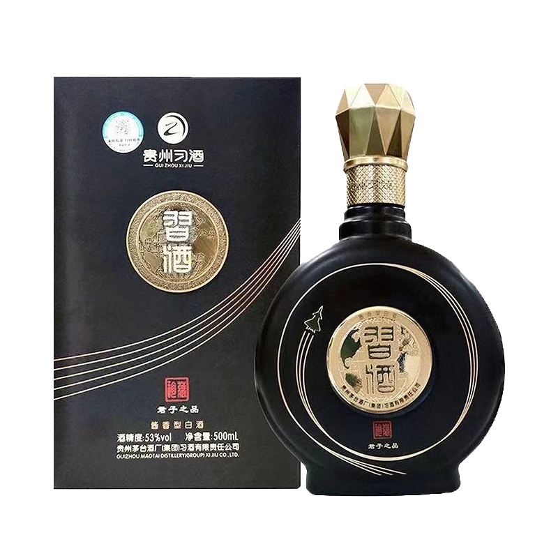 2018年份 茅台集团 习酒 君子之品 53度酱香型白酒 500ml单瓶装
